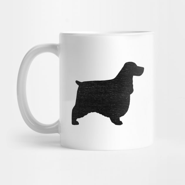 English Cocker Spaniel Silhouette by Coffee Squirrel